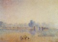 le serpentin hyde park effet brouillard 1890 Camille Pissarro